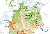 Map of Power Generation in Germany, 2050