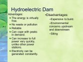 Hydroelectric dam advantages