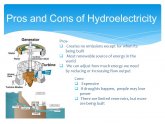 Pros and cons of Hydroelectricity
